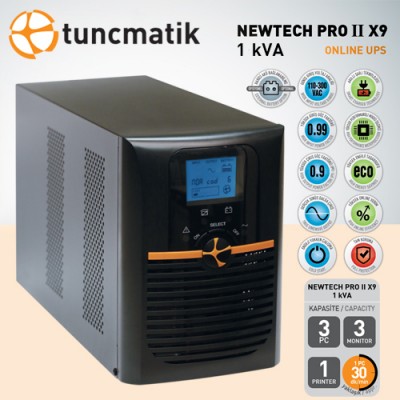 Tunçmatik TSK5303 Newtech Pro II X9 1 kVA UPS