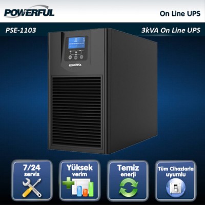 Powerful PSE-1103 3 kVA UPS