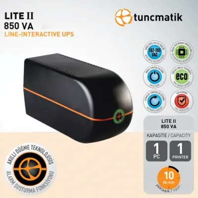 Tunçmatik Lite II TSK5201 850VA Ups