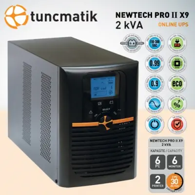 Tunçmatik TSK5306 Newtech Pro II X9 2 kVA UPS