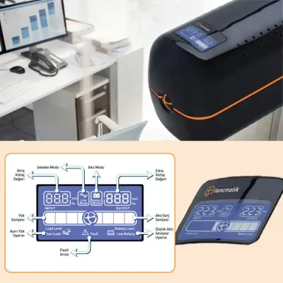 Tunçmatik TSK1579 Digitech Pro 1000 VA UPS