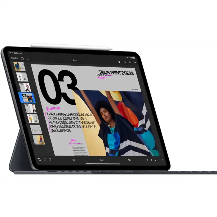 Apple iPad Pro 2018 1TB Wi-Fi + Cellular 12.9″ Silver MTJV2TU/A Tablet