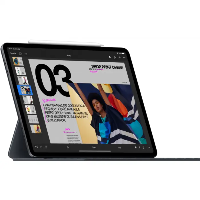 Apple iPad Pro 2018 1TB Wi-Fi + Cellular 12.9″ Uzay Grisi MTJP2TU/A Tablet
