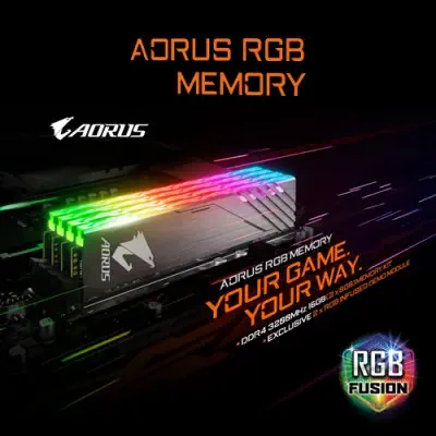 Gigabyte Aorus RGB GP-AR32C16S8K2SU416R Gaming Ram