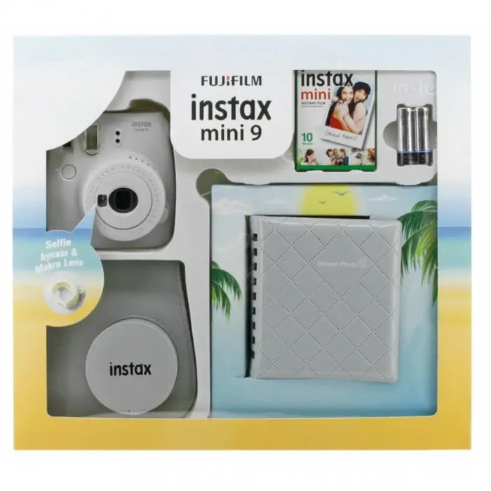 Fujifilm Instax Mini 9 Kit - Beyaz 
