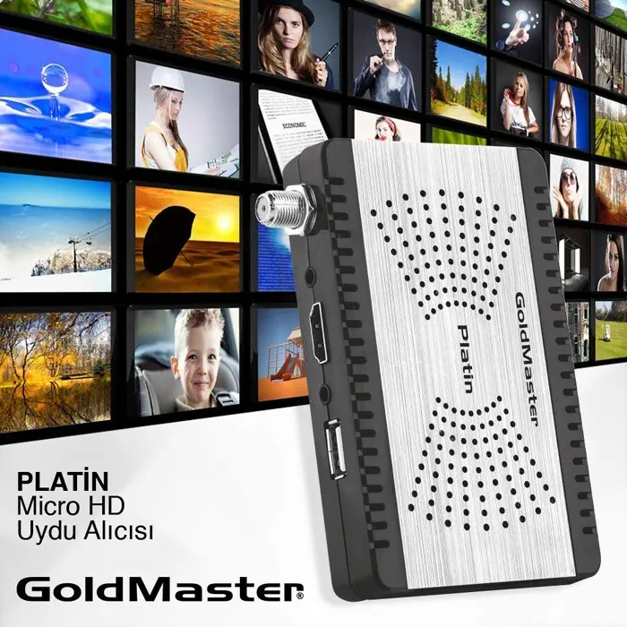 Goldmaster Micro HD-Platin Uydu Alıcısı