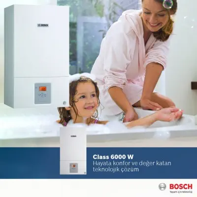 Bosch Class 6000 W 24 kW Hermetik Kombi