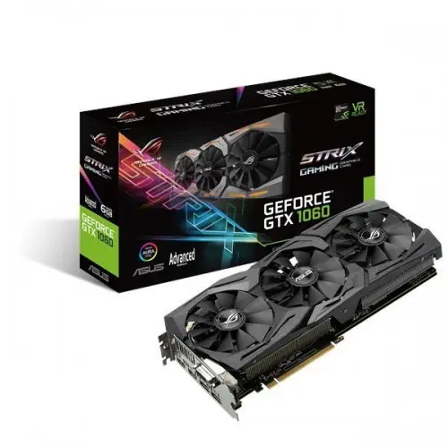 Asus Strix GTX1060 A6G Gaming 6GB DDR5 192Bit Gaming (Oyuncu) Ekran Kartı