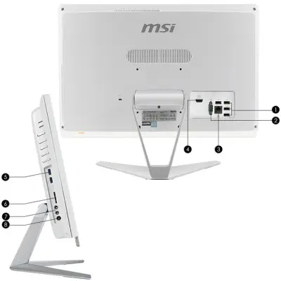 MSI Pro 20EXTS 8GL-011XTR All In One Pc