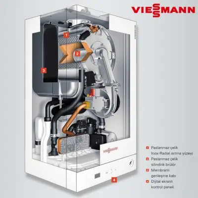 Viessmann Vitodens 050-W 24kW Yoğuşmalı Kombi