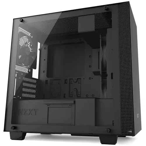 NZXT H400 Mat Siyah Temp. Cam USB3.1 m-ATX Kasa 3XFan/5x Fan Yuvası/Toz Filtresi