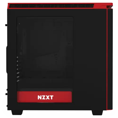 NZXT H440 Siyah Kırmızı Pencereli USB3.1 ATX Kasa 4XFan/7x Fan Yuvası/Toz Filtresi