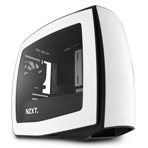 NZXT Manta CA-MANTW-W1 Beyaz Siyah Pencereli USB3.0 Mini-ITX 3XFan/5x Fan Yuvası/Toz Filtresi