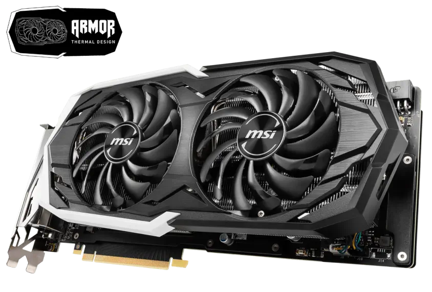 Msi GeForce RTX 2070 Armor  OC 8GB GDDR6 256Bit DX12 Gaming Ekran Kartı