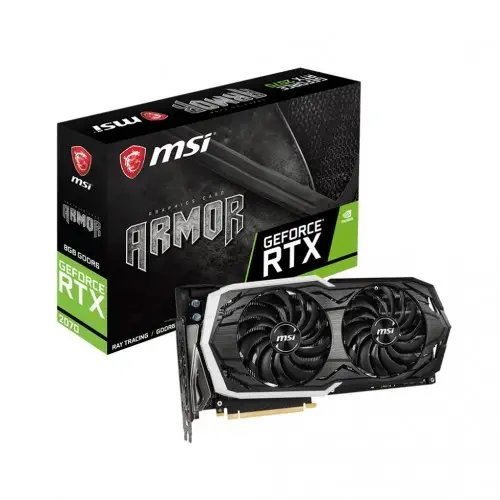 Msi GeForce RTX 2070 Armor 8GB GDDR6 256Bit DX12 Gaming Ekran Kartı