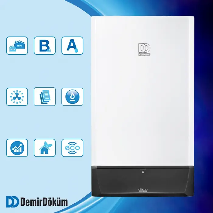 DemirDöküm Nitron Condense 28kW Yoğuşmalı Kombi