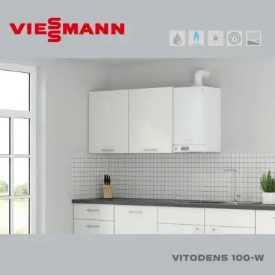 Viessmann Vitodens 100-W 26 kW Yoğuşmalı Kombi