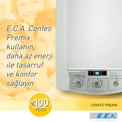 E.C.A Confeo Premix CP 30 HM 30 kW Yoğuşmalı Kombi