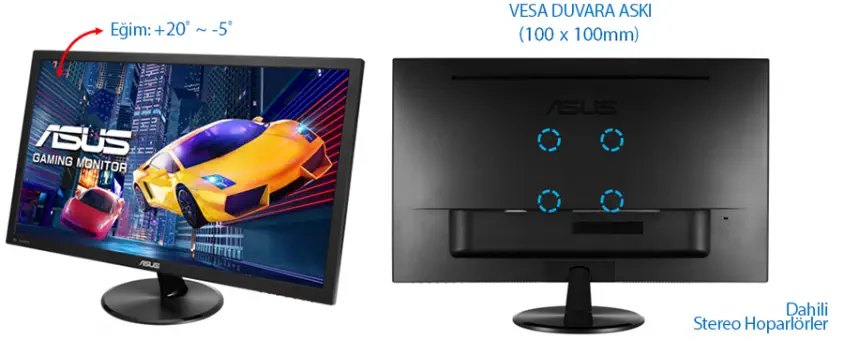 Asus VP248H 24″ Full HD Gaming Monitör