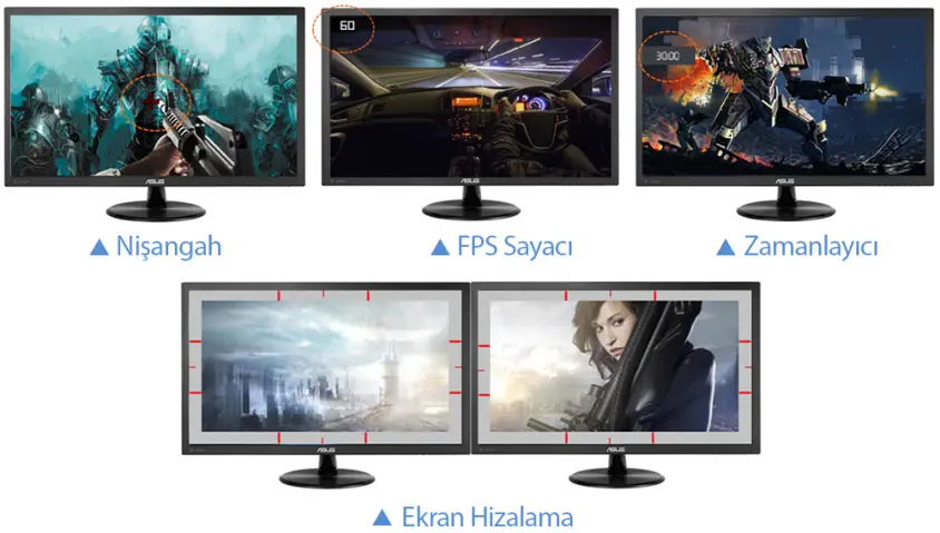 Asus VP248H 24″ Full HD Gaming Monitör