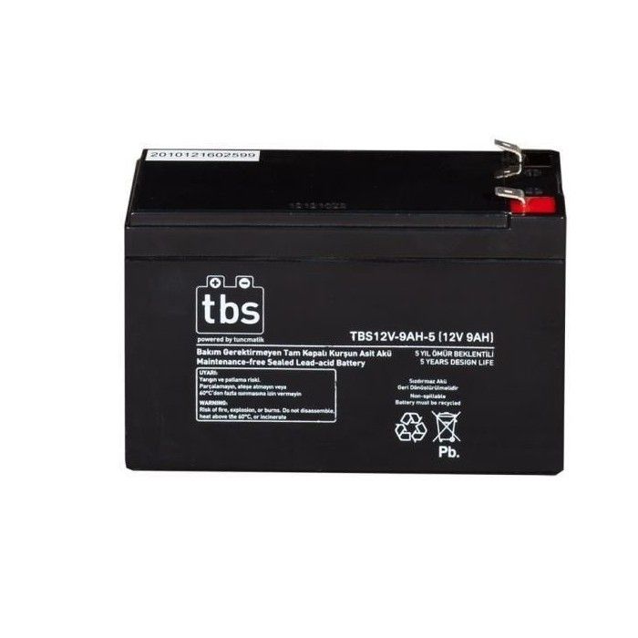 Tunçmatik TBS TSK1455 12 VOLT 9 AH Akü