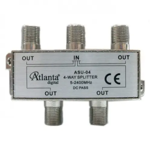 Atlanta ASU-04 1/4 Splitter - Uydu Bölücü (5-2400 MHz)
