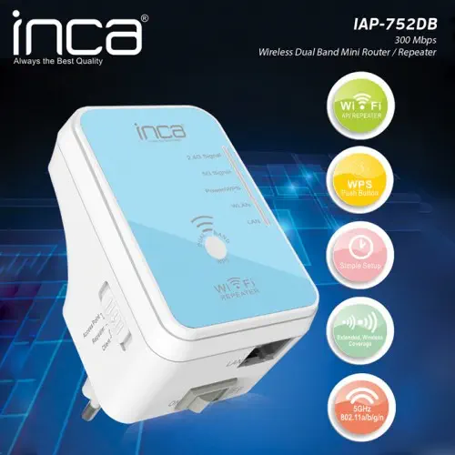 Inca IAP-752DB Mini Router/Repeater