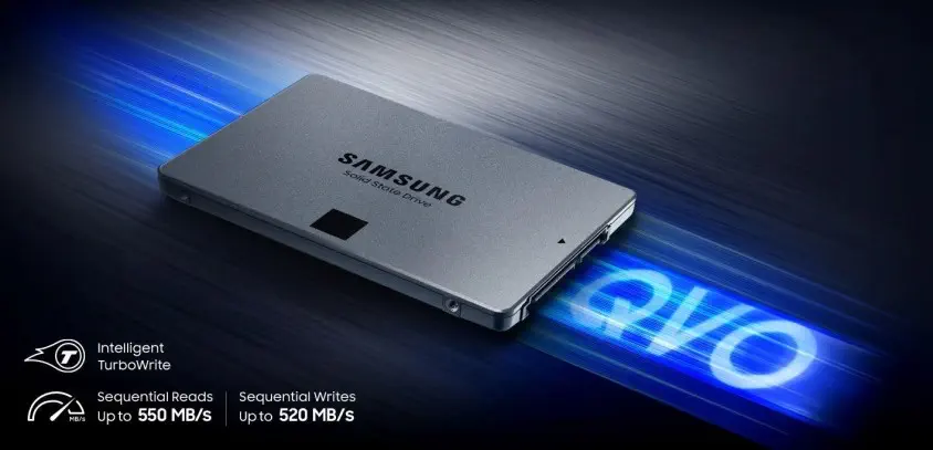 Samsung MZ-76Q1T0BW 1TB 860 QVO SSD Disk