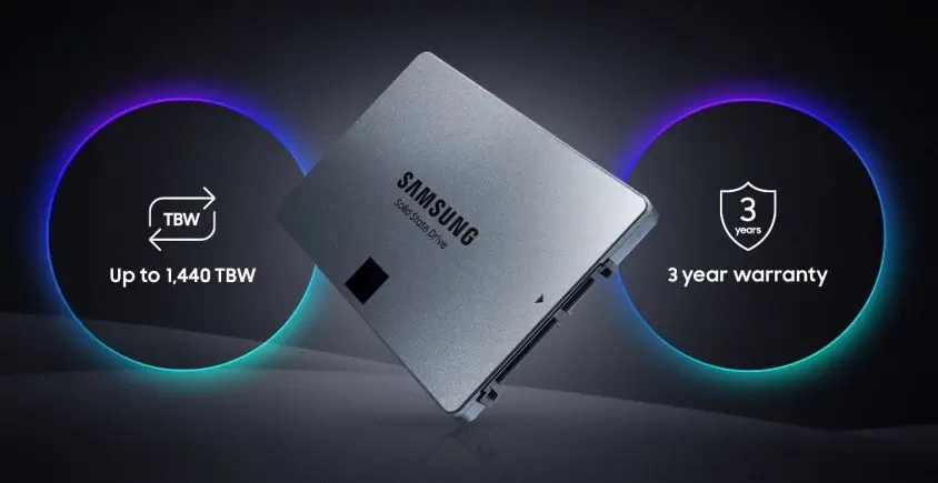 Samsung MZ-76Q1T0BW 1TB 860 QVO SSD Disk