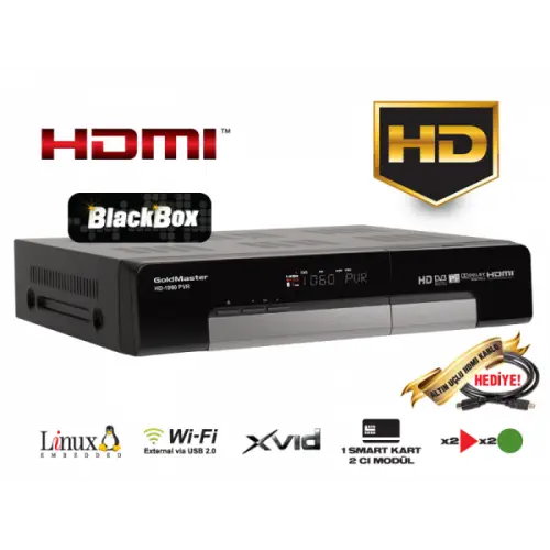 Goldmaster HD-1060 PVR Dijital Uydu Alıcısı