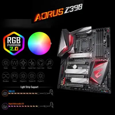 Gigabyte Z390 Aorus Ultra ATX Gaming (Oyuncu) Anakart