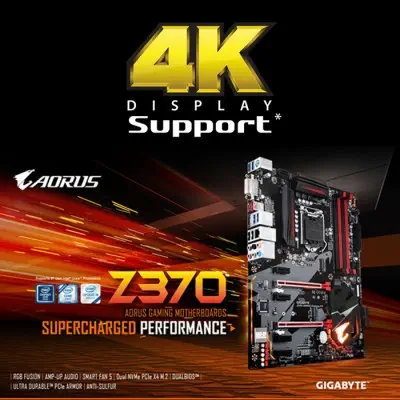 Gigabyte Z370 Aorus Gaming K3 ATX Gaming(Oyuncu) Anakart