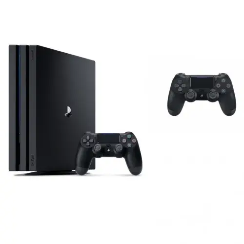 Sony Playstation 4 Ps4 Pro 1tb Siyah Oyun Konsolu Sony + Ps4 Dualshock Controller Black V2 Oyun Kolu