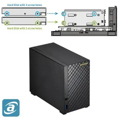 Asustor AS-1002T V2 Nas Depolama Ünitesi