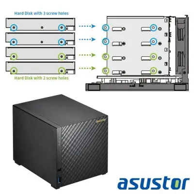 Asustor AS-1004T V2 Nas Depolama Ünitesi