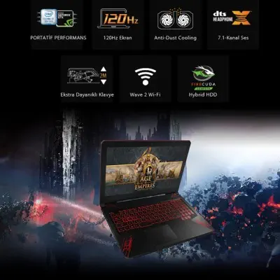 Asus TUF Gaming FX504GD-58250 Gaming Notebook