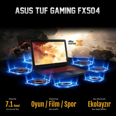 Asus TUF Gaming FX504GD-58250 Gaming Notebook