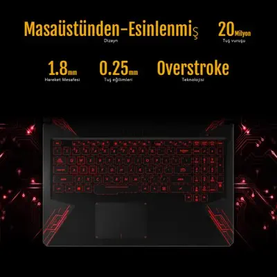 Asus TUF Gaming FX504GD-58250 Gaming Notebook