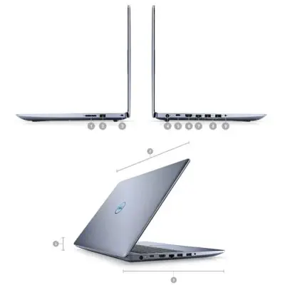 Dell G315-6B75F161256C i7-8750H 16GB 1TB+256GB SSD 6GB GTX1060 15.6″ Notebook