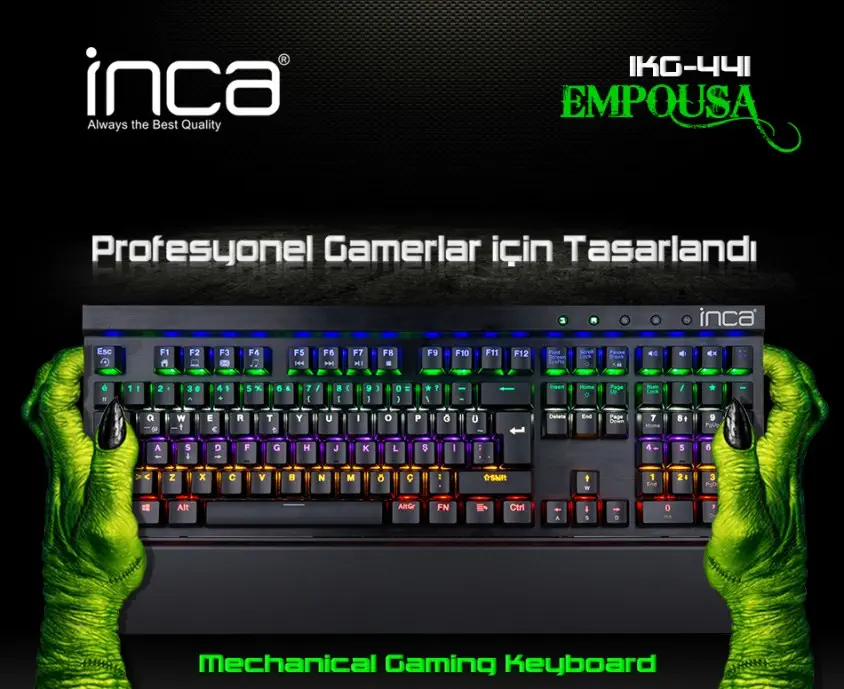 Inca IKG-441 Empousa Gaming Oyuncu Klavye