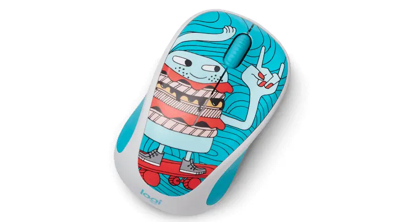 Logitech M238 910-005052 Doodle Skateburger Wireless Mouse