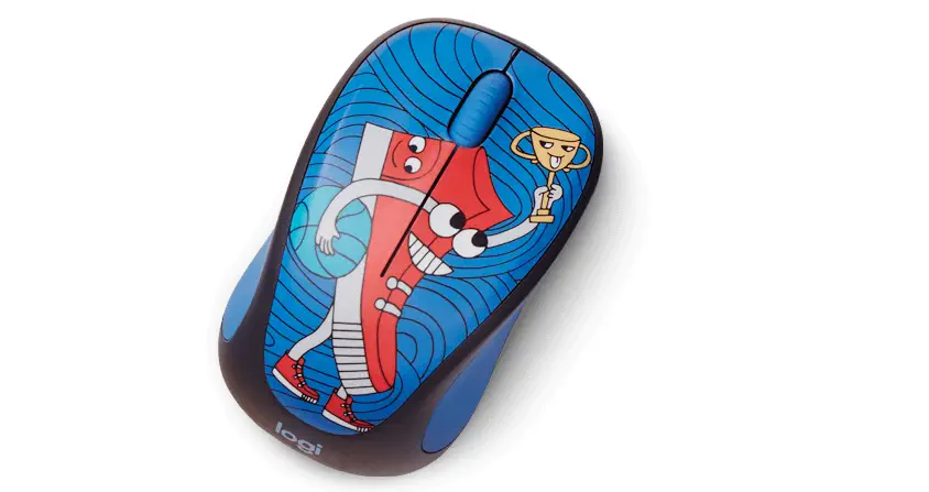 Logitech M238 910-005050 Doodle Sneaker Head Wireless Mouse