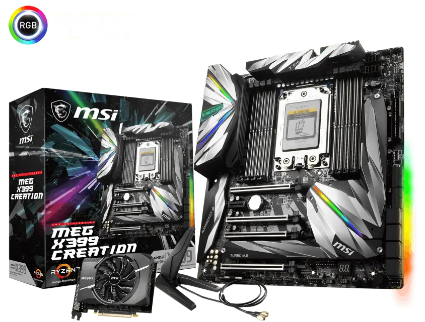 MSI MEG X399 Creation E-ATX Gaming (Oyuncu) Anakart