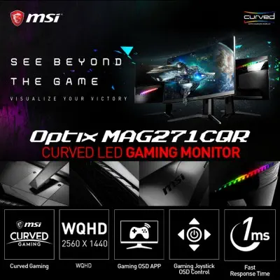 MSI Optix MAG271CQR Curved Gaming Monitör