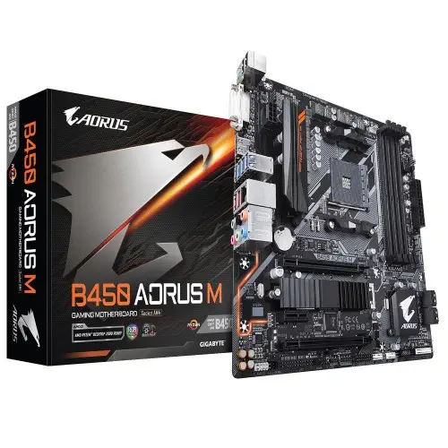 Gigabyte B450 Aorus M mATX Gaming (Oyuncu) Anakart