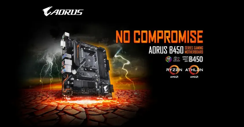 Gigabyte B450 Aorus M mATX Gaming (Oyuncu) Anakart