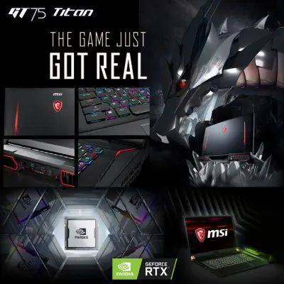 MSI GT75 Titan 8SG-208XTR Gaming Notebook