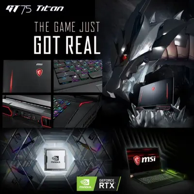 MSI GT75 Titan 8SG-206TR Gaming Notebook