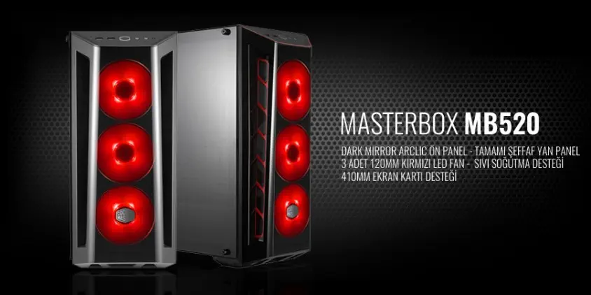 Cooler Master MasterBox MB520 MCB-B520-KANN-STU Kasa