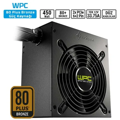 Sharkoon WPC450 Power Supply